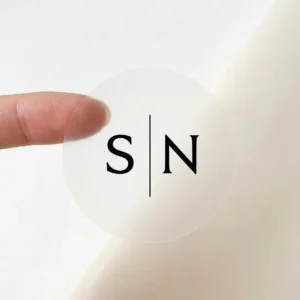 Transparent Custom Stickers (Round)