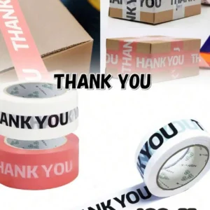 Thank You Printed Packing Tape 120M Roll (4.5CM Wide)