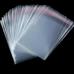 Resealable Transparent Plastic Bags – Multiple Sizes