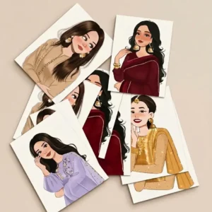 Jhumka Display Cards – Jewelry Packaging Cards (3×4 Inches)