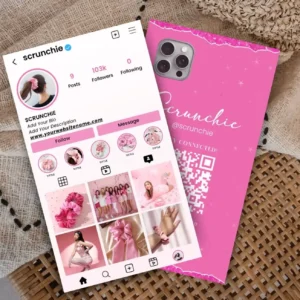Customised Personalized Instagram Cards – Business & Social Media Cards