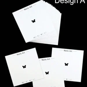 Nails Display Cards – Press-On Nails Packaging Cards (4×4 Inches)